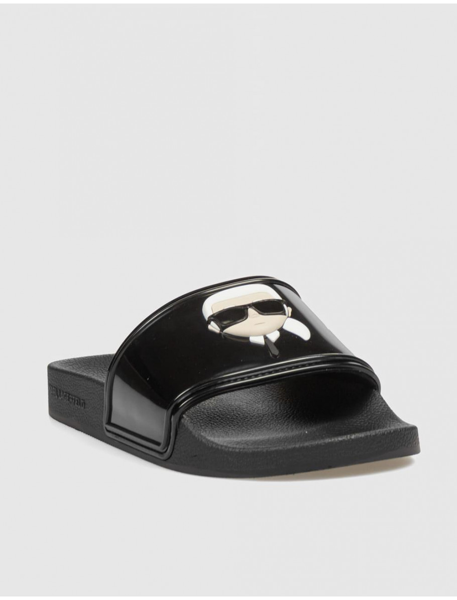 CHANCLA KARL LAGERFELD KONDO II KARL NFT SLIDE NEGRO