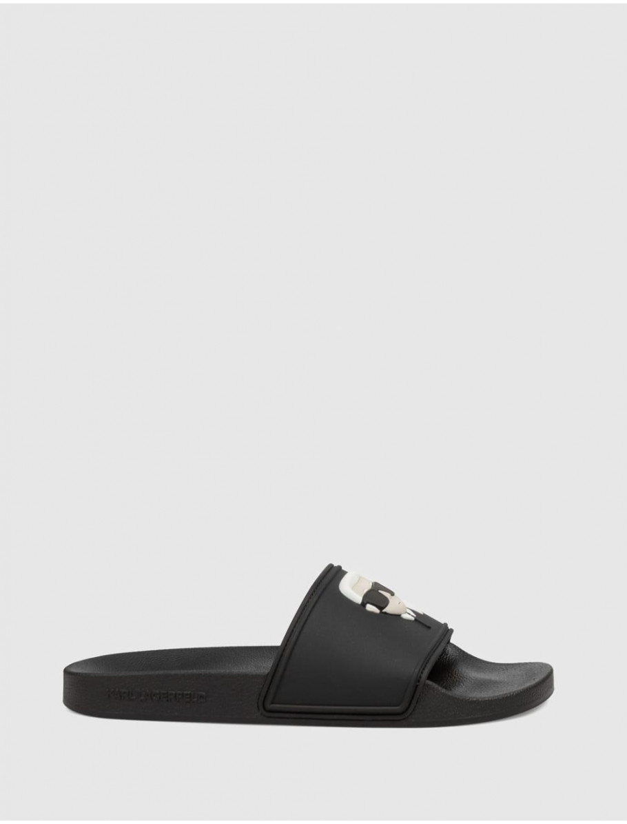 CHANCLA KARL LAGERFELD KONDO II KARL NFT SLIDE NEGRO