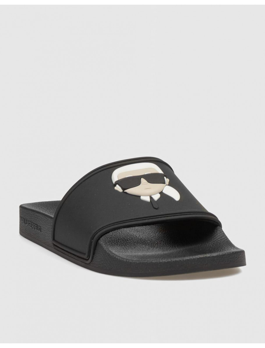 CHANCLA KARL LAGERFELD KONDO II KARL NFT SLIDE NEGRO