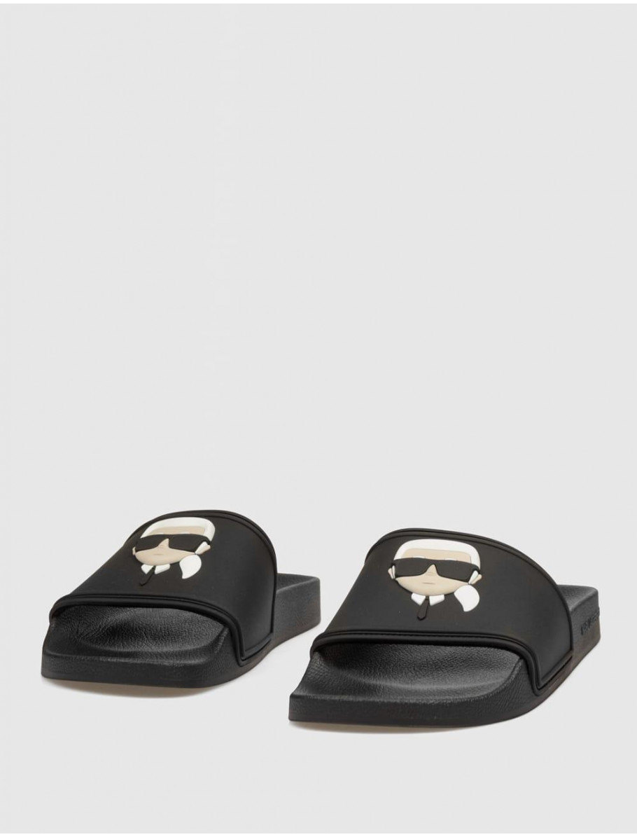CHANCLA KARL LAGERFELD KONDO II KARL NFT SLIDE NEGRO