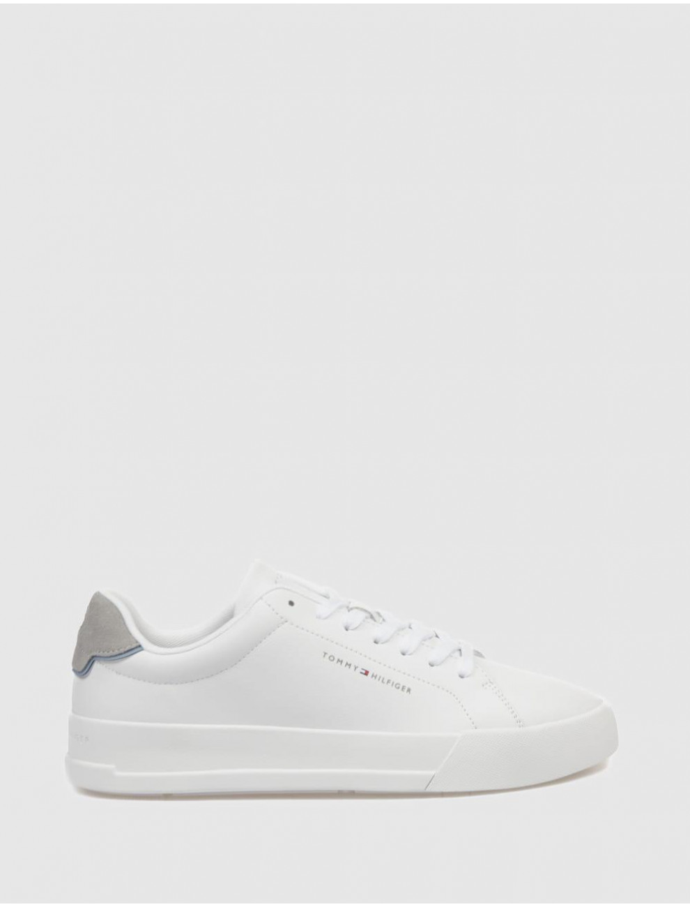 ZAPATILLA TOMMY HILFIGER TH COURT CORE ESS LEATHER BLANCO