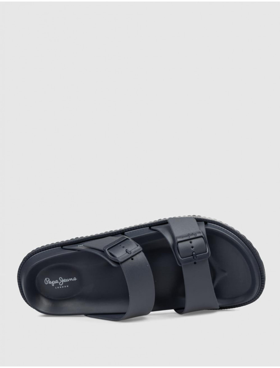 CHANCLA PEPE JEANS OCEAN BRAND MARINO