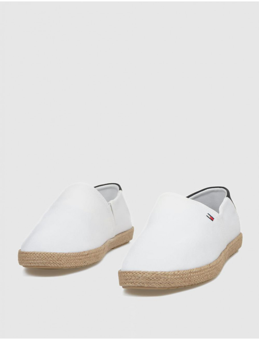 ALPARGATA TOMMY HILFIGER CORE HILFIGER ESPADRILLE BLANCO
