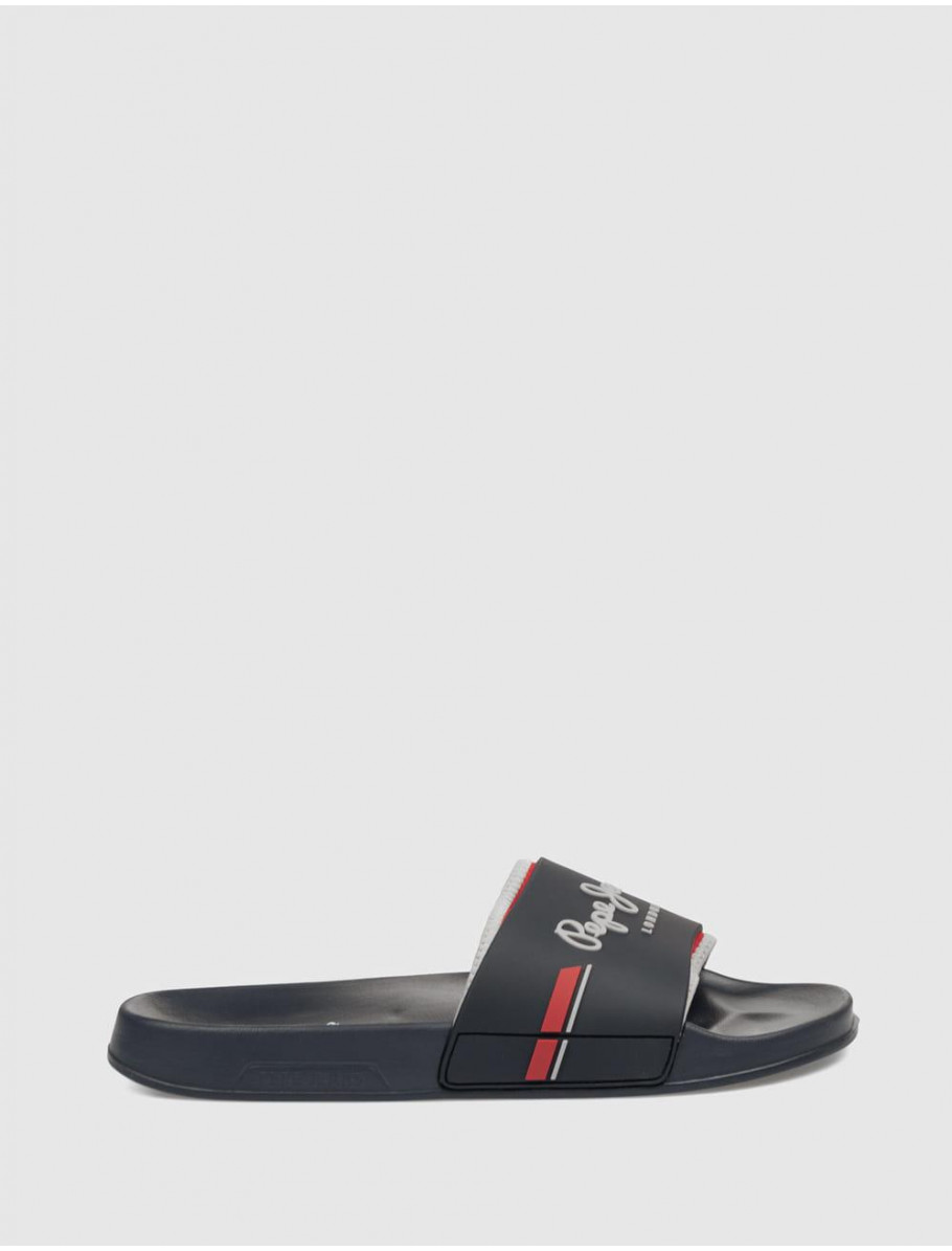 CHANCLA PEPE JEANS SLIDER GLAM MARINO