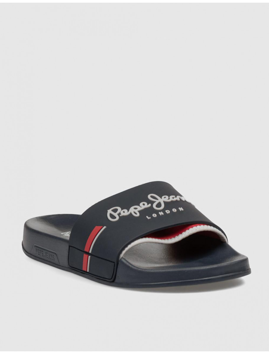 CHANCLA PEPE JEANS SLIDER GLAM MARINO