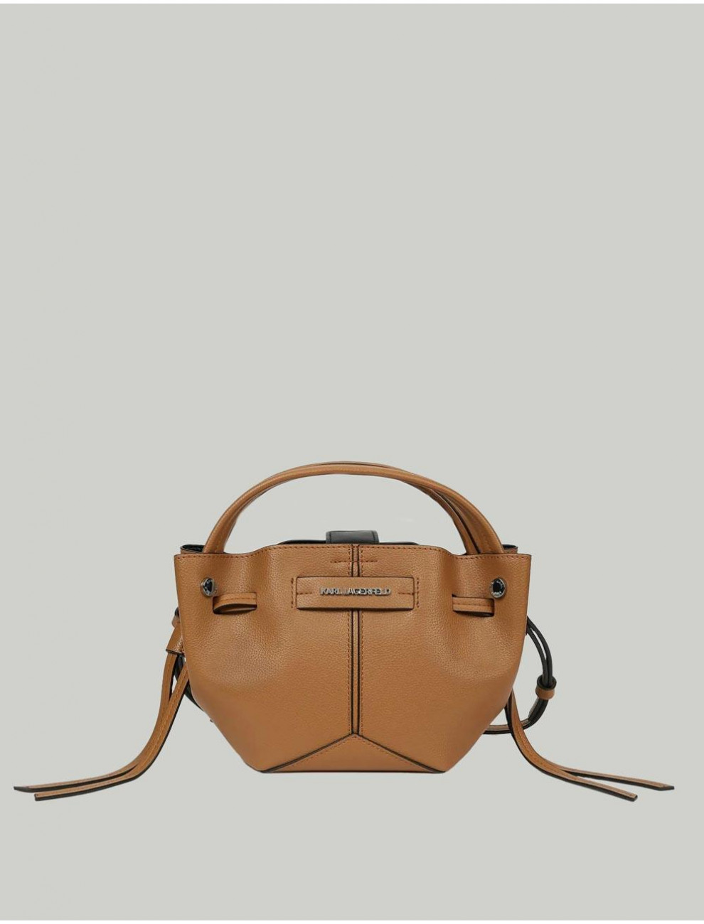 BOLSO KARL LAGERFED K RSG MD SQUARE TOTE PEB EMB CaMEL