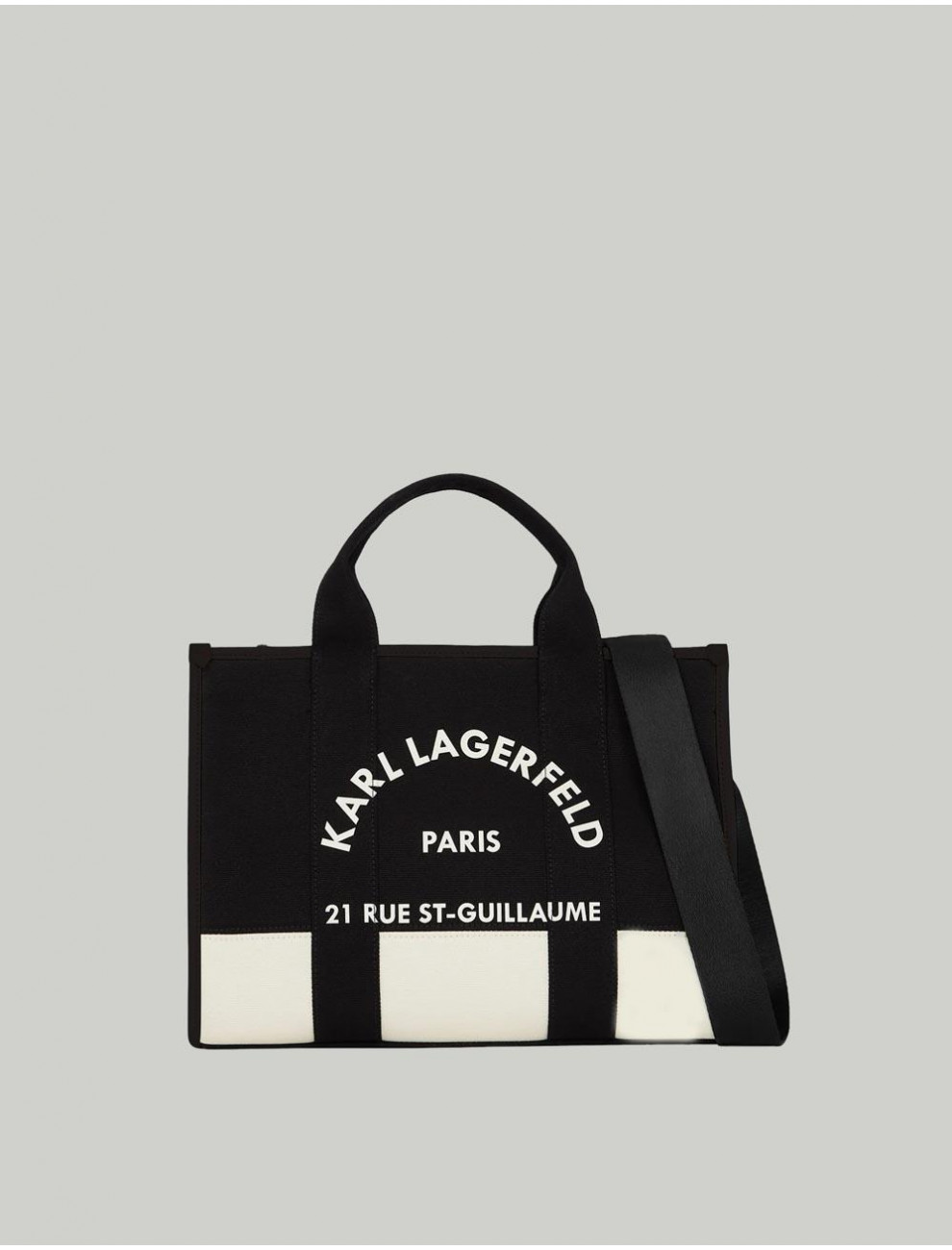 BOLSO KARL LAGERFED K RSG SQUARE MD TOTE NEGRO