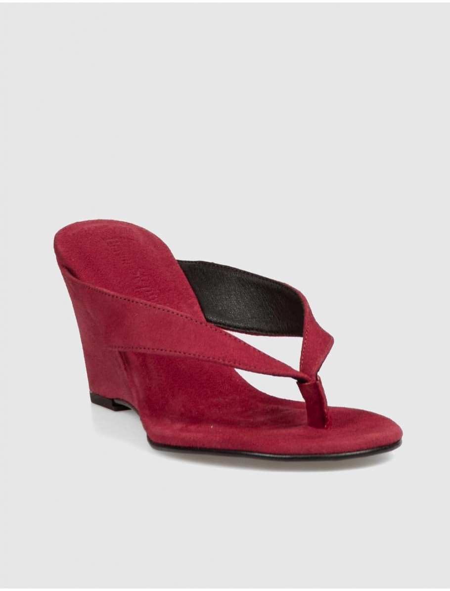 SANDALIA ESCLAVA BRYAN 6400 AGATA ROJO