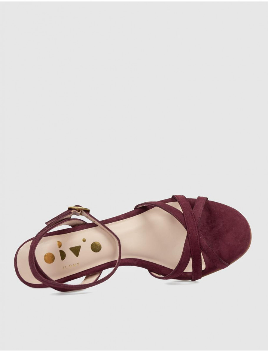 SANDALIA OBVIO SHOES LOMA LILA