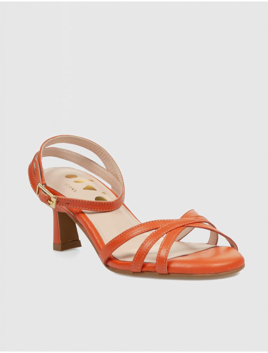 SANDALIA OBVIO SHOES LOMA NARANJA