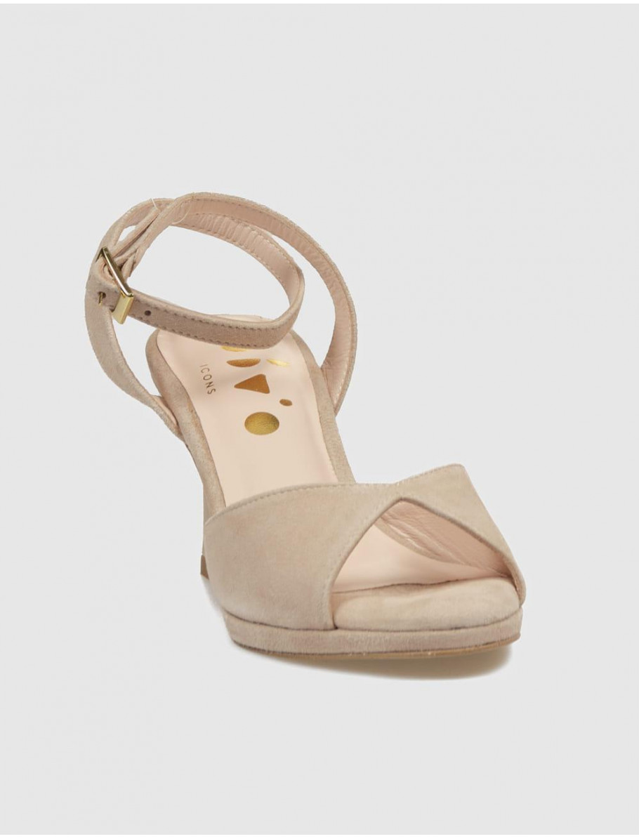SANDALIA OBVIO SHOES TADER BEIG