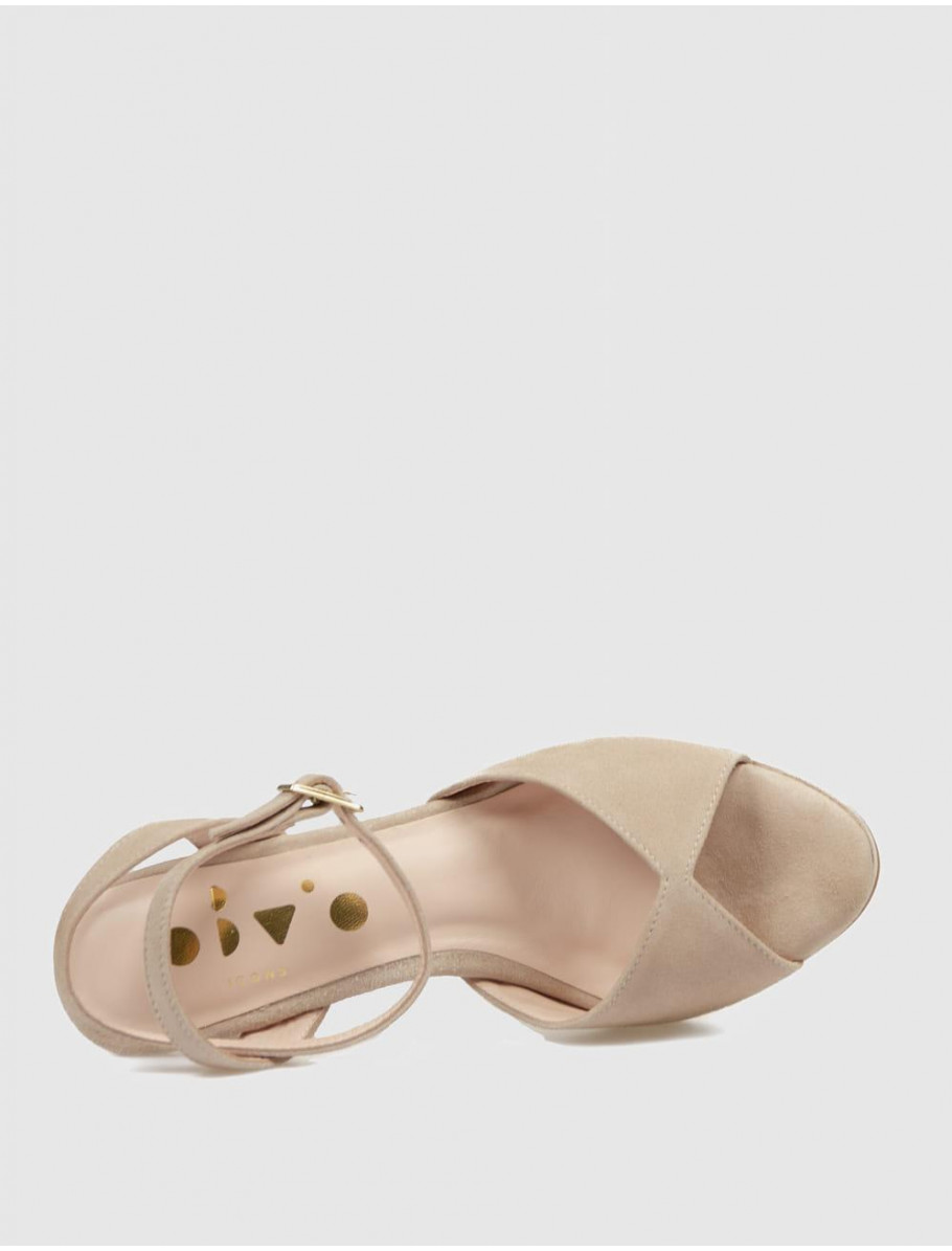 SANDALIA OBVIO SHOES TADER BEIG