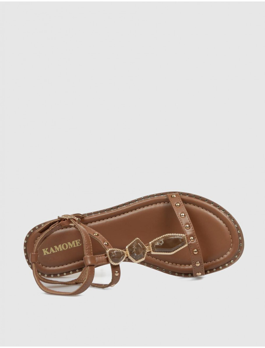 SANDALIA KAMOME TRENDS LISI CaMEL