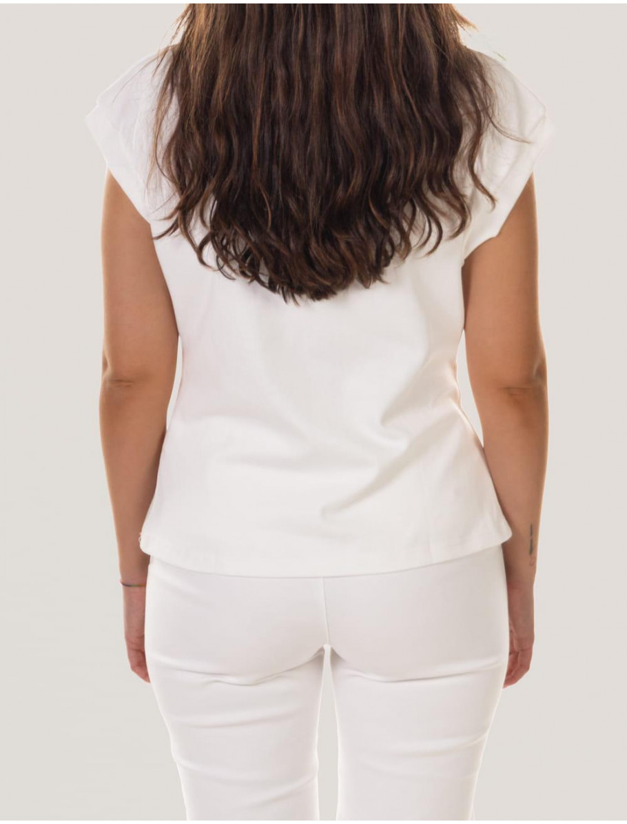 CAMISETA OBVIO KALE BLANCO