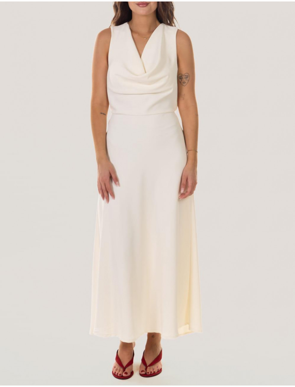 VESTIDO OBVIO THIN BEIG