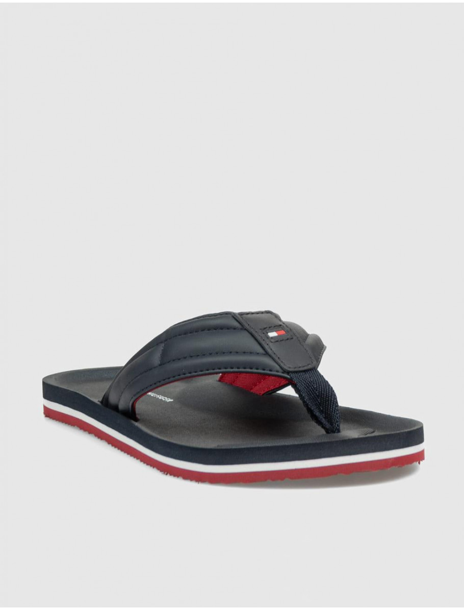 CHANCLA TOMMY HILFIGER HILFIGER PADDED BEACH SANDAL MARINO