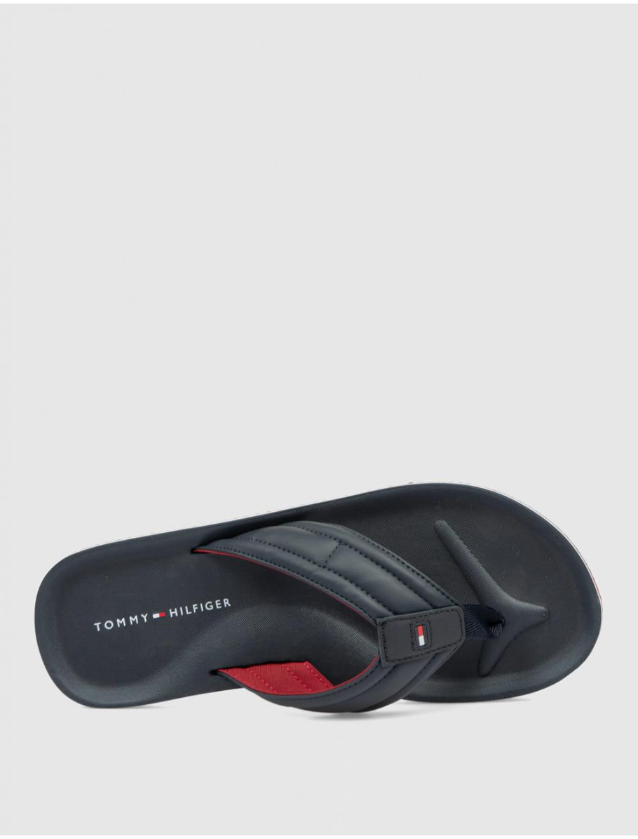 CHANCLA TOMMY HILFIGER HILFIGER PADDED BEACH SANDAL MARINO