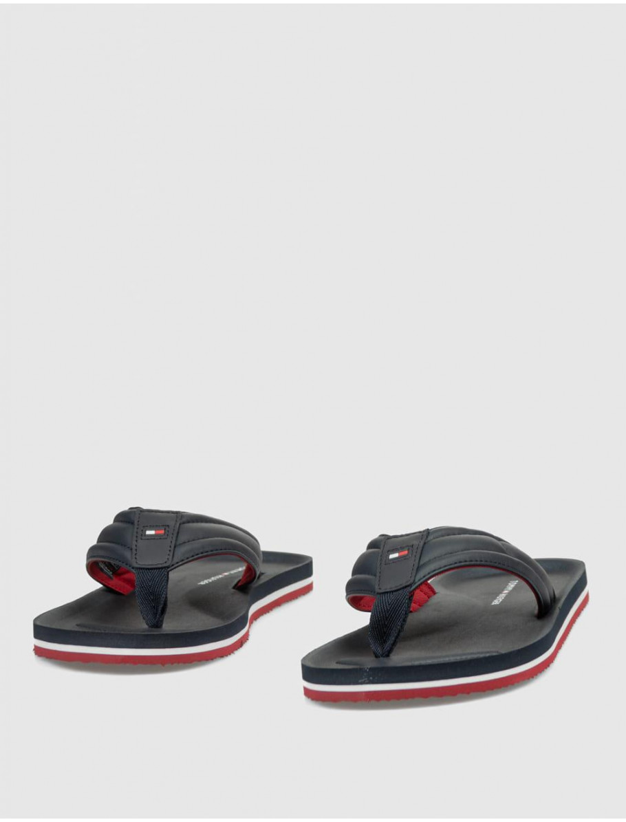 CHANCLA TOMMY HILFIGER HILFIGER PADDED BEACH SANDAL MARINO