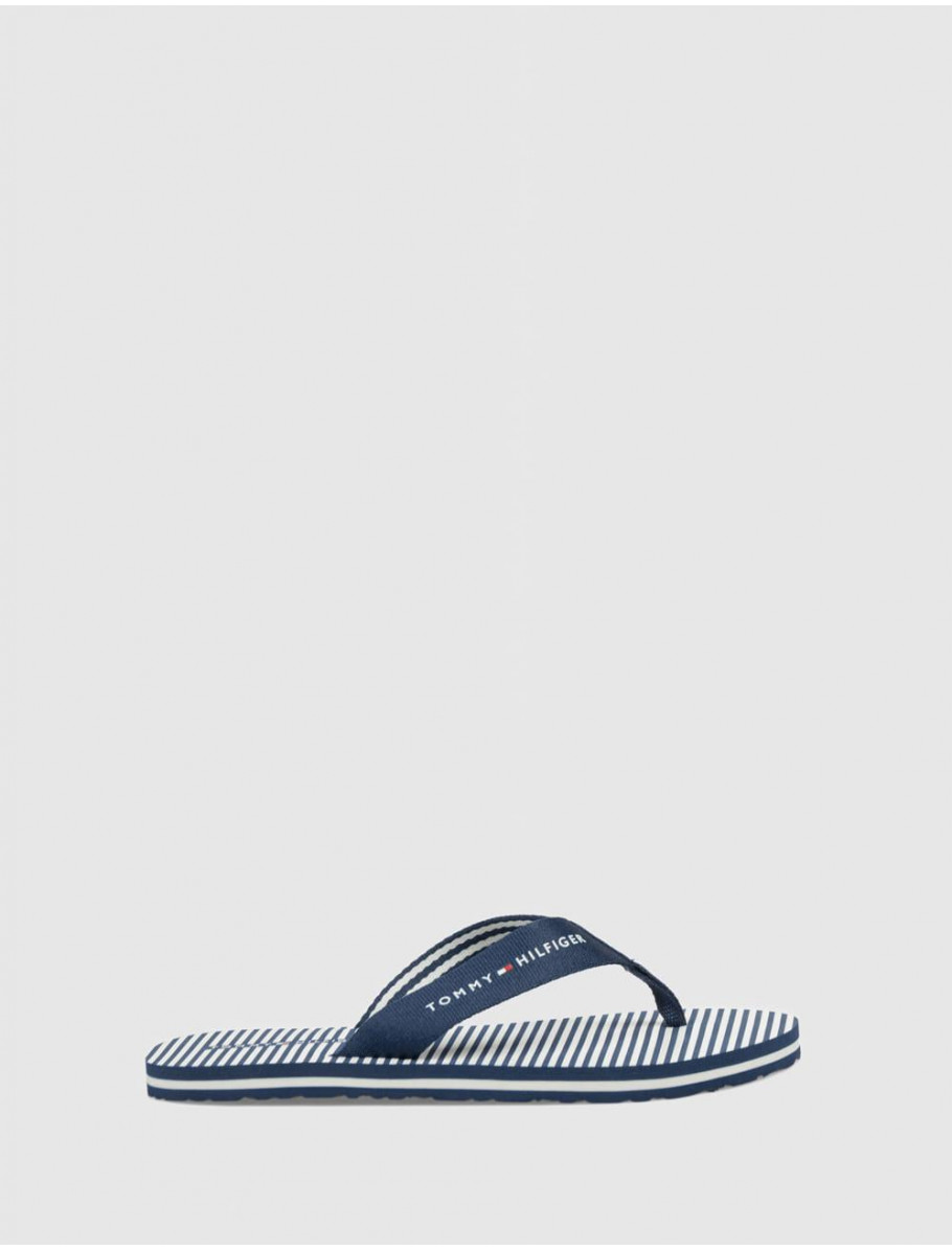 CHANCLA TOMMY HILFIGER TH ITHACA STRIPE SUMMER MARINO