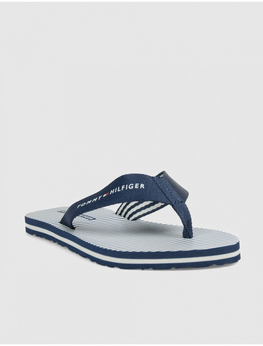 CHANCLA TOMMY HILFIGER TH ITHACA STRIPE SUMMER MARINO