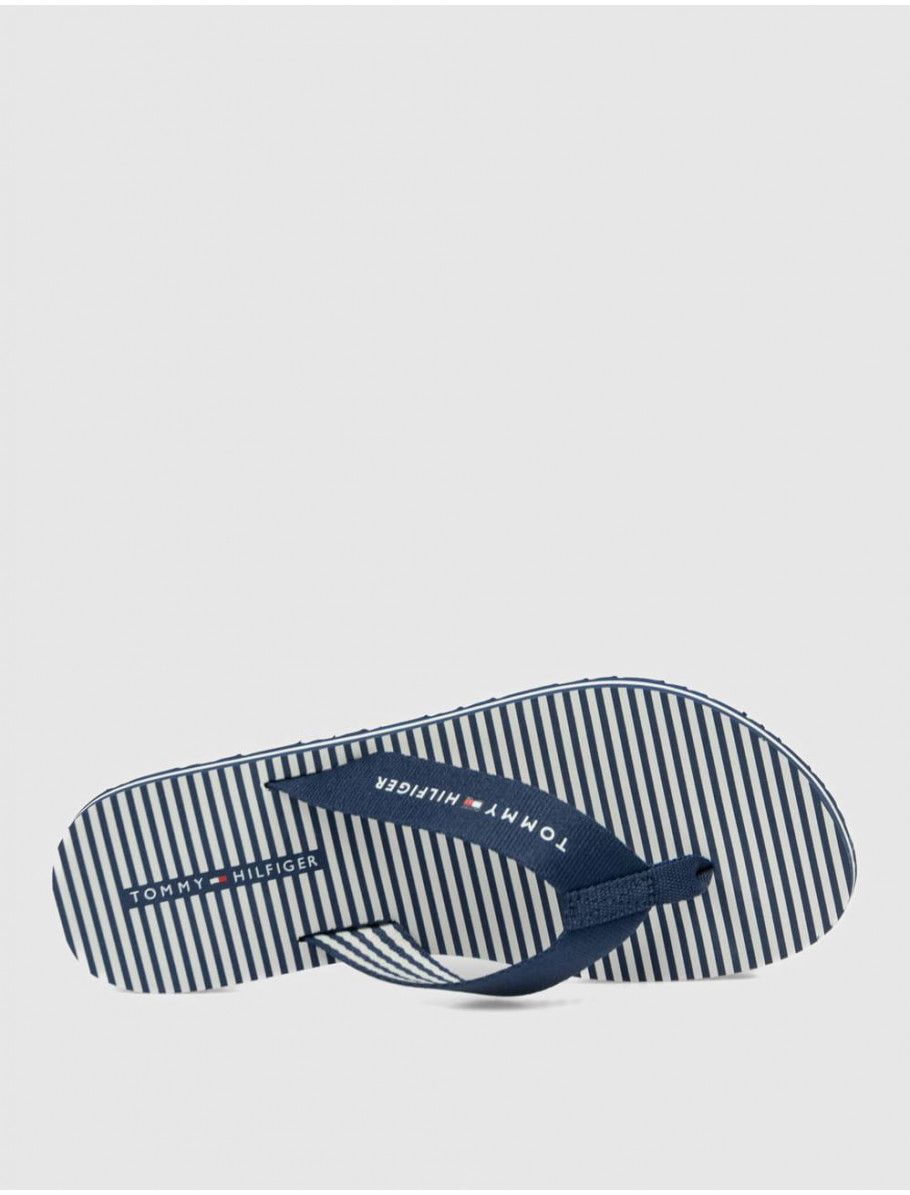 CHANCLA TOMMY HILFIGER TH ITHACA STRIPE SUMMER MARINO