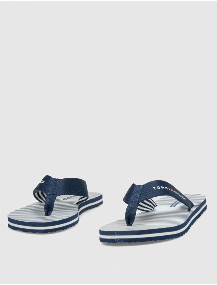CHANCLA TOMMY HILFIGER TH ITHACA STRIPE SUMMER MARINO