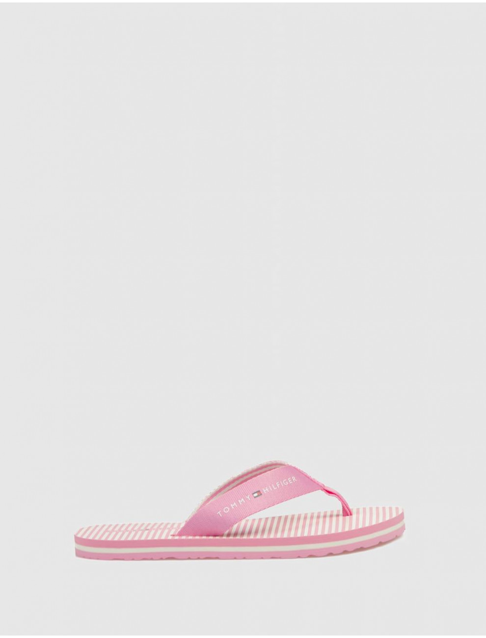 CHANCLA TOMMY HILFIGER TH ITHACA STRIPE SUMMER ROSA