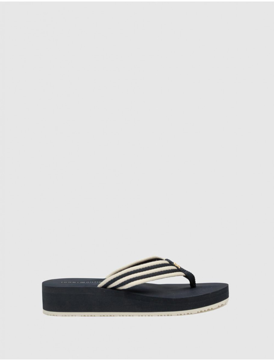 SANDALIA DE DEDO TOMMY HILFIGER TH STRIPE SUMMER SANDAL MARINO