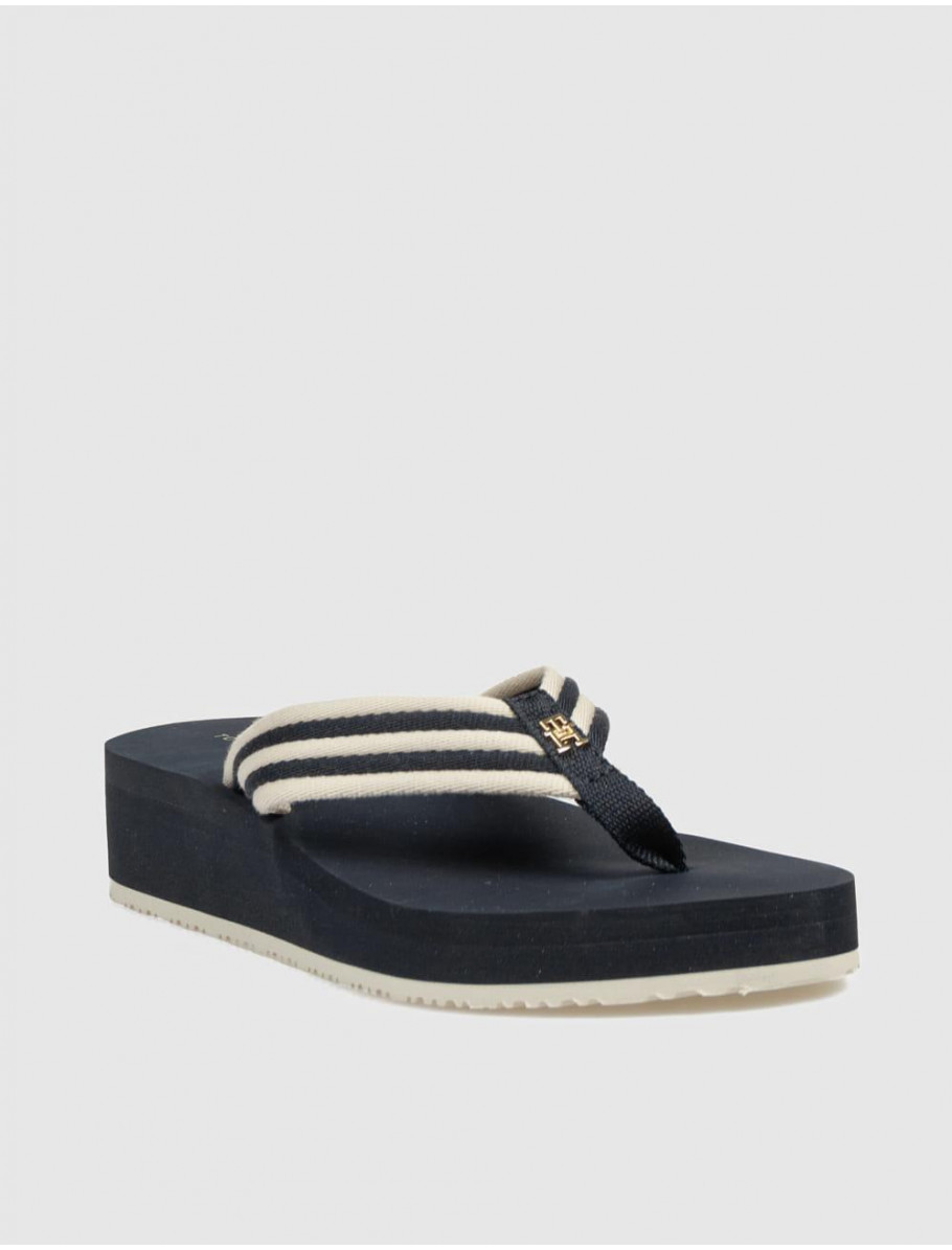 SANDALIA DE DEDO TOMMY HILFIGER TH STRIPE SUMMER SANDAL MARINO