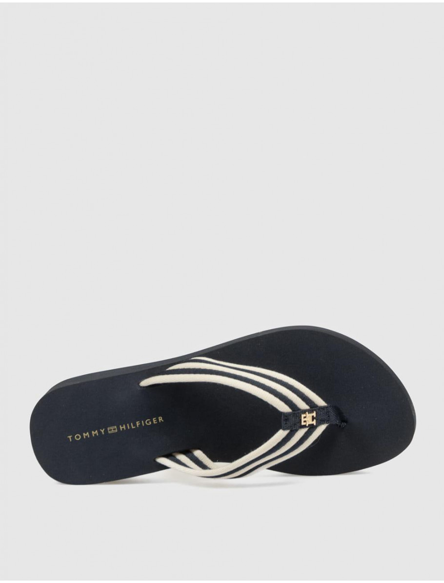 SANDALIA DE DEDO TOMMY HILFIGER TH STRIPE SUMMER SANDAL MARINO