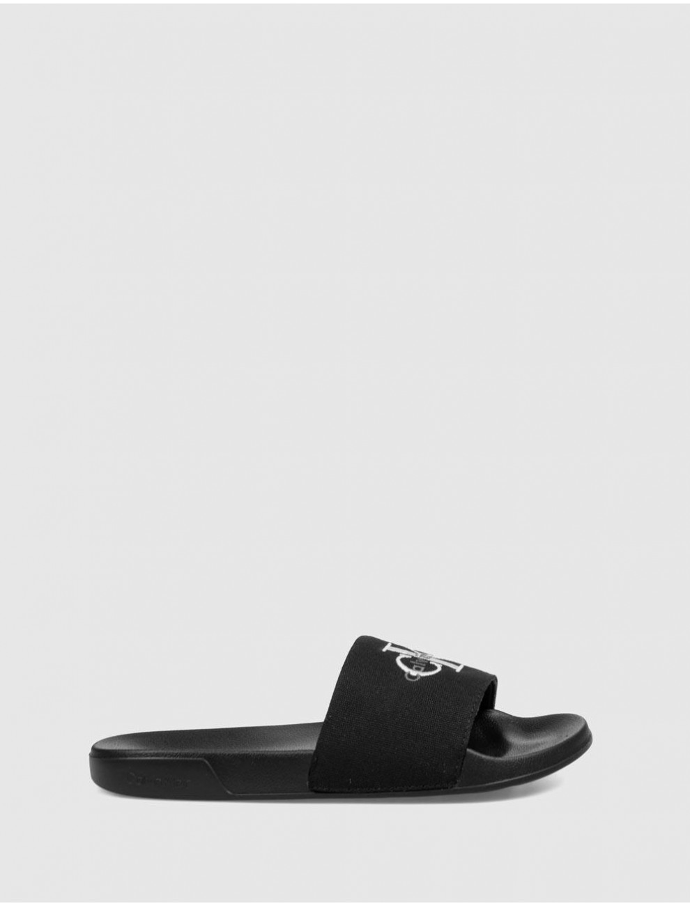 CHANCLA CALVIN KLEIN ESS SLIDE CV WN NEGRO