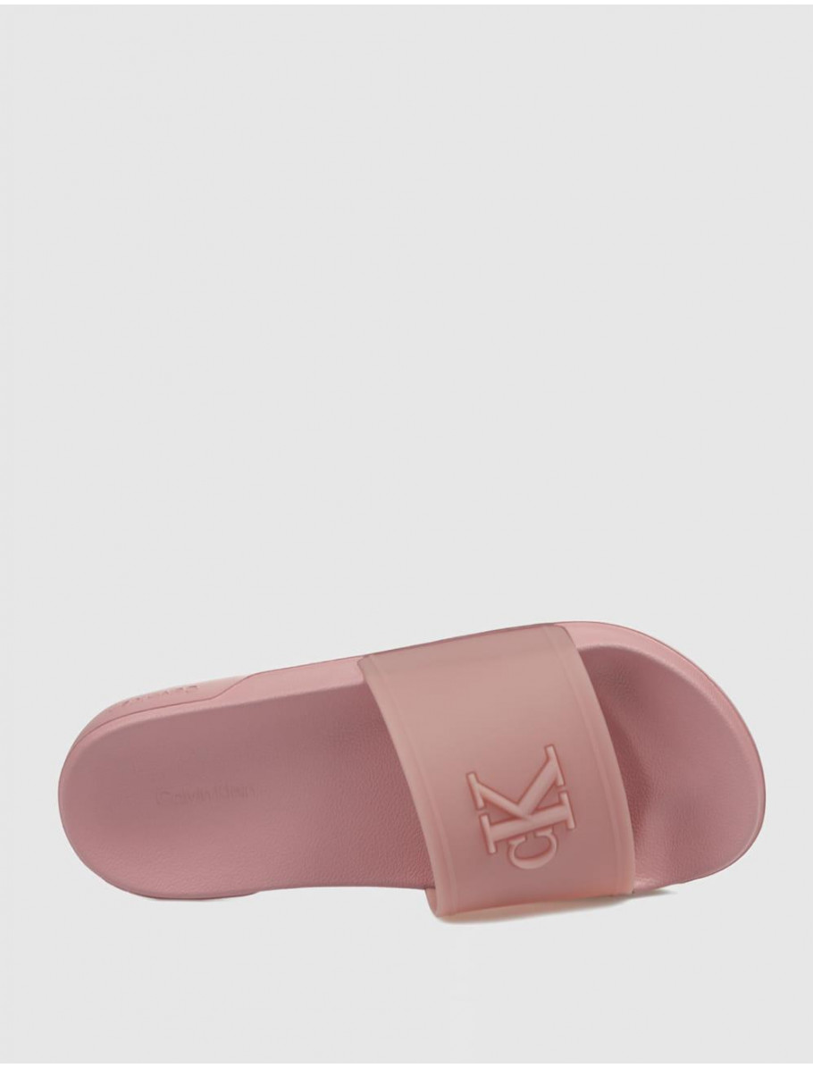 CHANCLA CALVIN KLEIN ESS SLIDE TPU ROSA