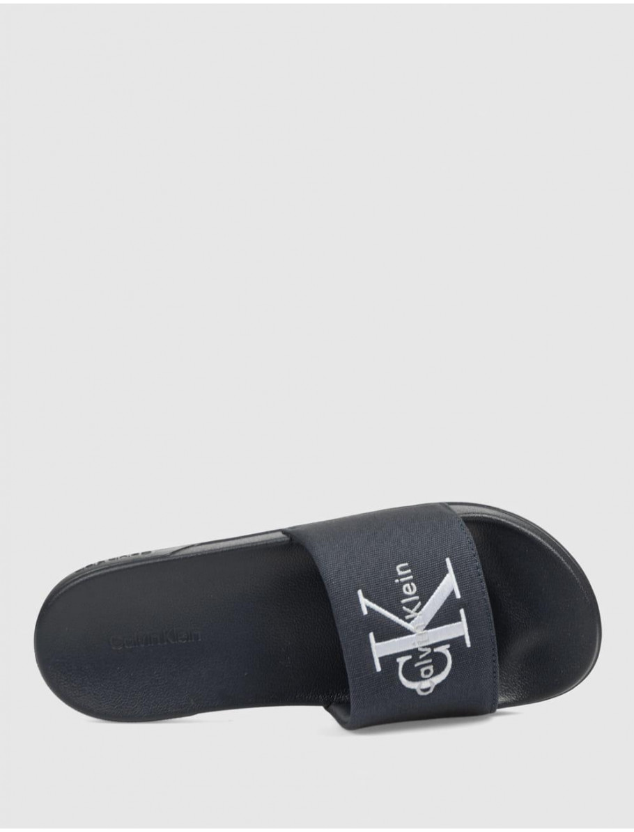 CHANCLA CALVIN KLEIN ESS SLIDE CV MARINO