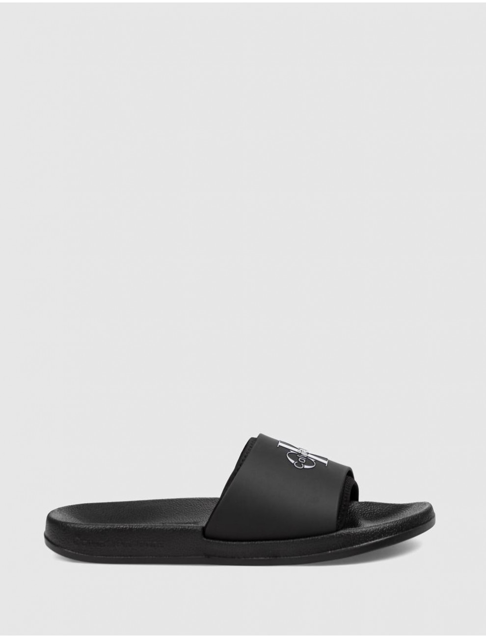 CHANCLA CALVIN KLEIN ESS SLIDE RUBBER NEOPRENE NEGRO