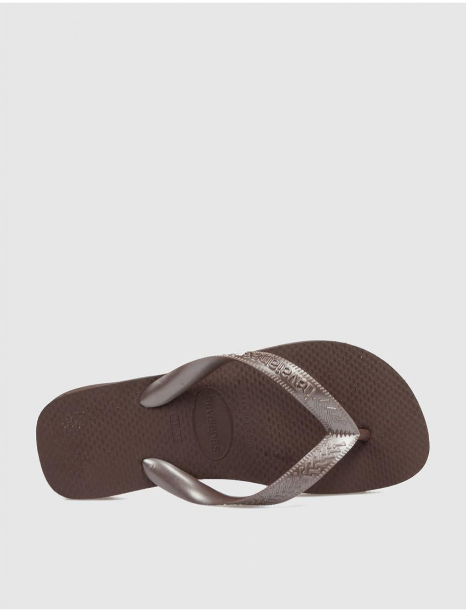 CHANCLA HAVAIANAS TOP TIRAS MARRoN