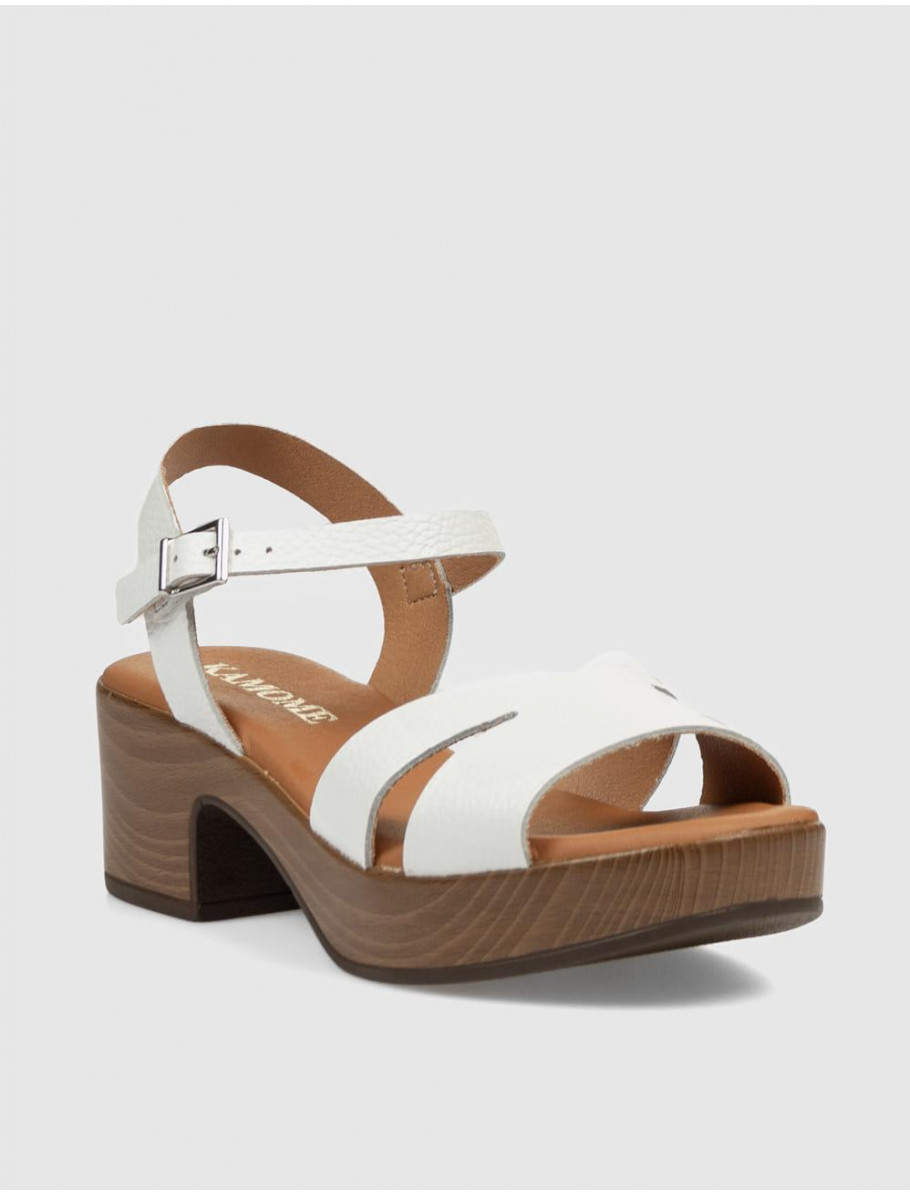 SANDALIA KAMOME ZULA BLANCO