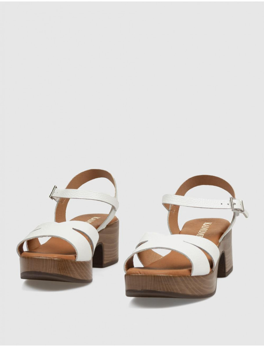 SANDALIA KAMOME ZULA BLANCO