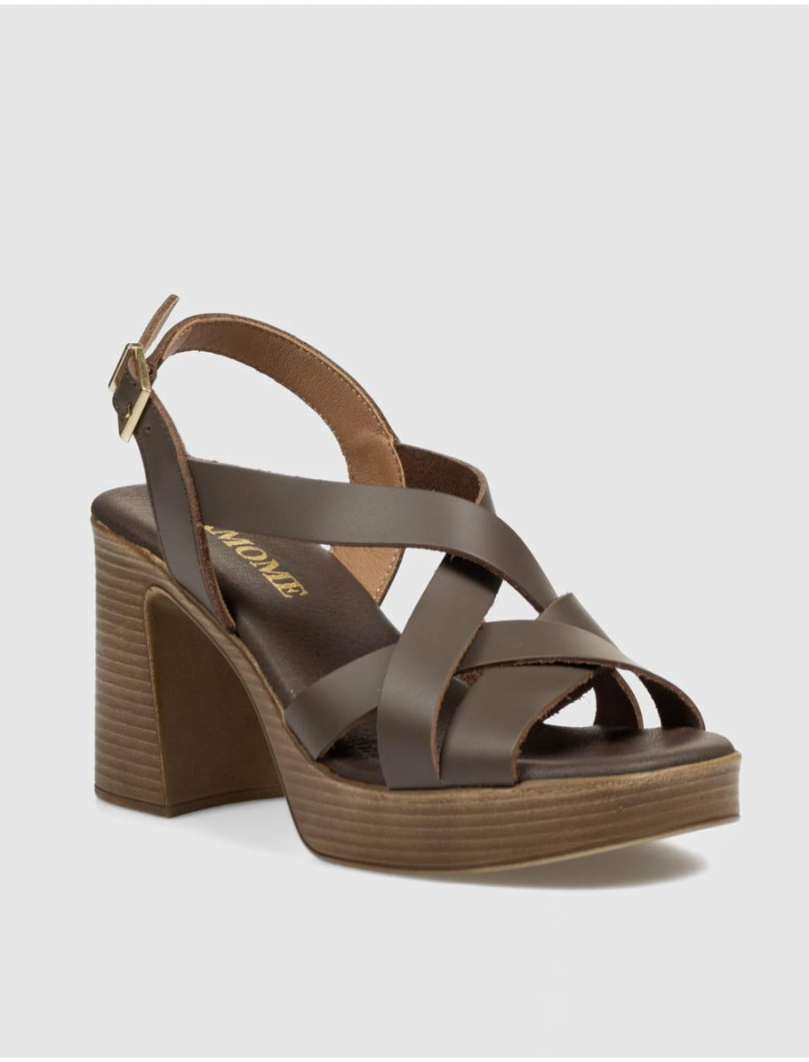 SANDALIA KAMOME TIKA MARRoN