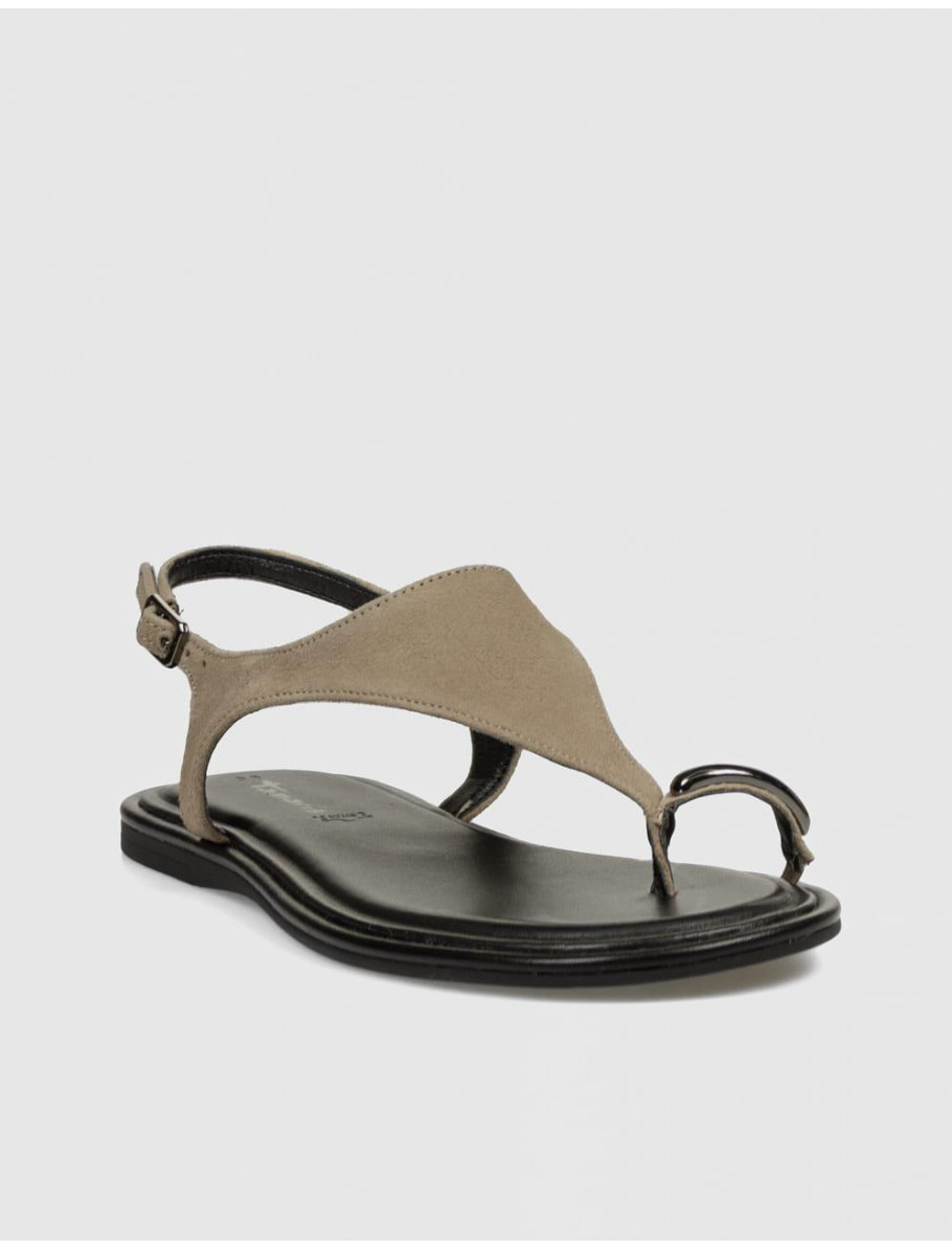 SANDALIA DE DEDO TAMARIS 28142 46 TAUPE