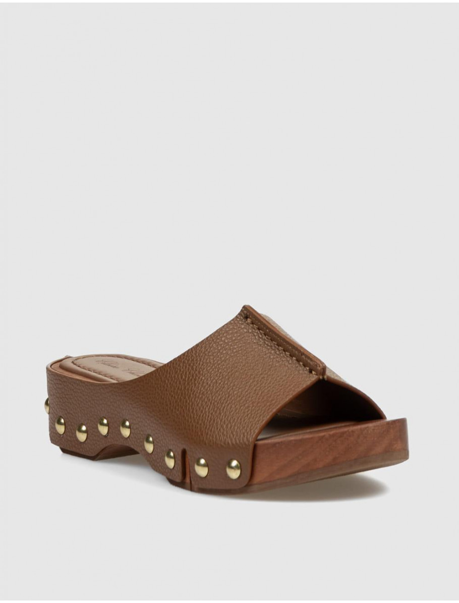 SANDALIA CLAIRE CHARLOTTE LUNA MARRoN