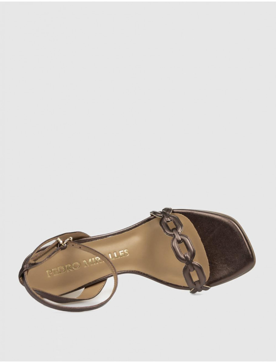SANDALIA PEDRO MIRALLES 18286 MARRoN