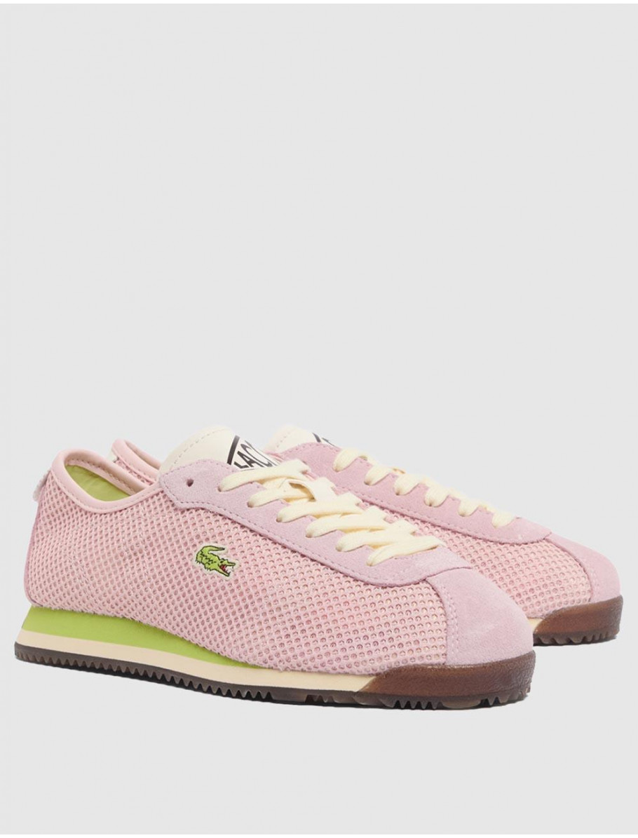 ZAPATILLA LACOSTE CLUB LOW ROSA