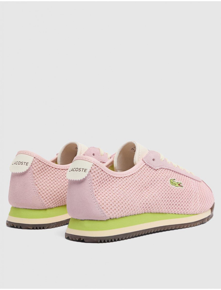 ZAPATILLA LACOSTE CLUB LOW ROSA