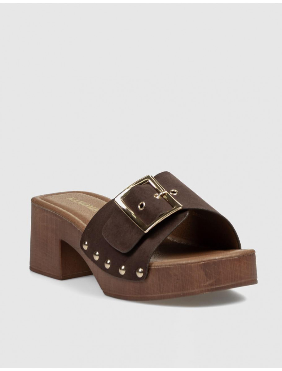SANDALIA KAMOME TRENDS KAREN MARRoN