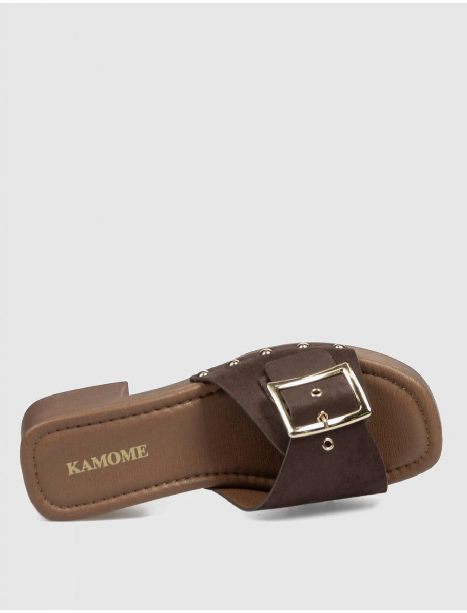 SANDALIA KAMOME TRENDS KAREN MARRoN