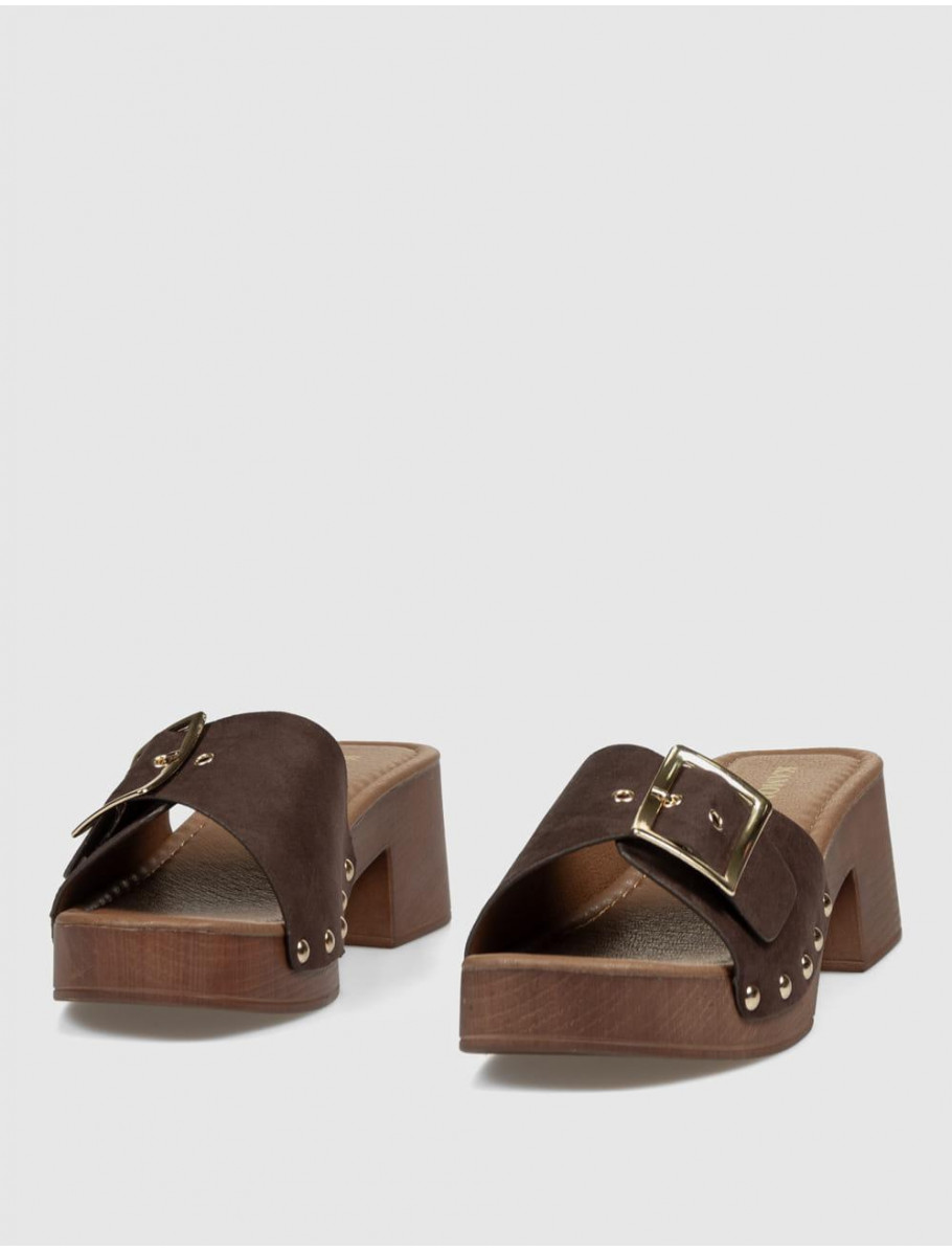 SANDALIA KAMOME TRENDS KAREN MARRoN