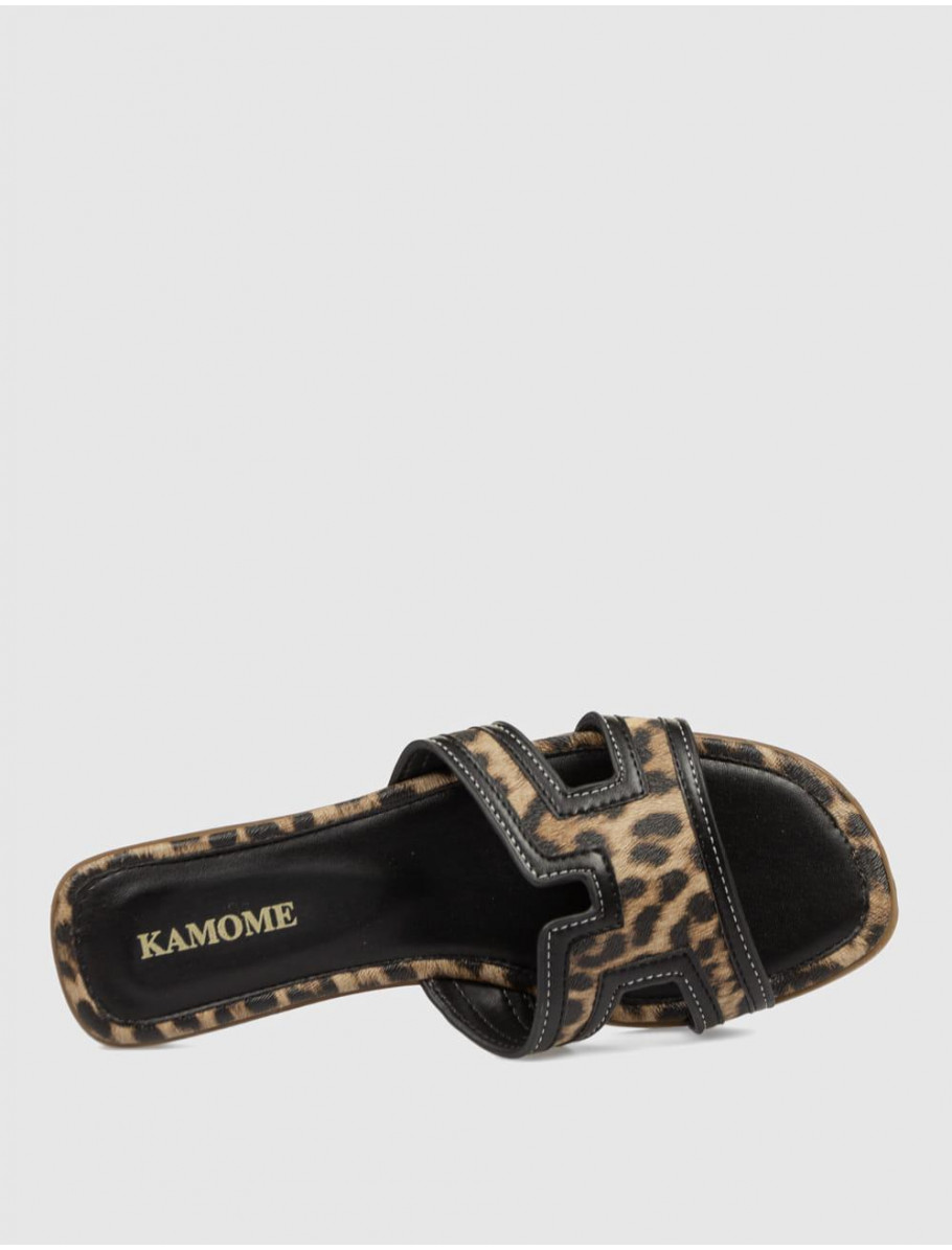 SANDALIA KAMOME TRENDS DINA LEOPARDO
