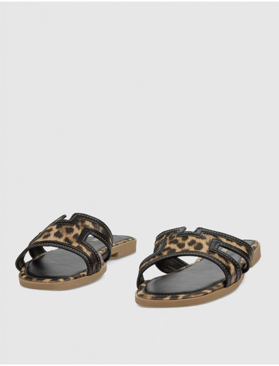 SANDALIA KAMOME TRENDS DINA LEOPARDO