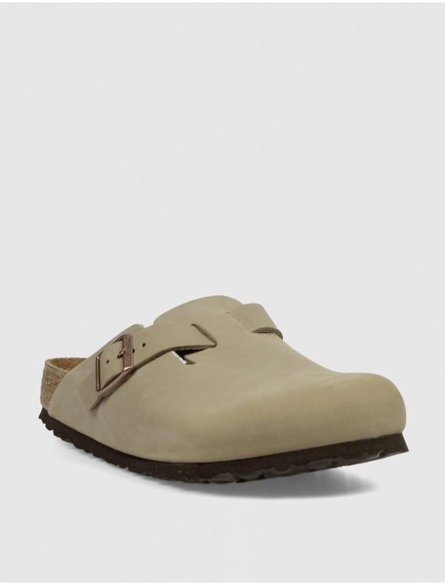 ZUECO BIRKENSTOCK BOSTON MARRoN
