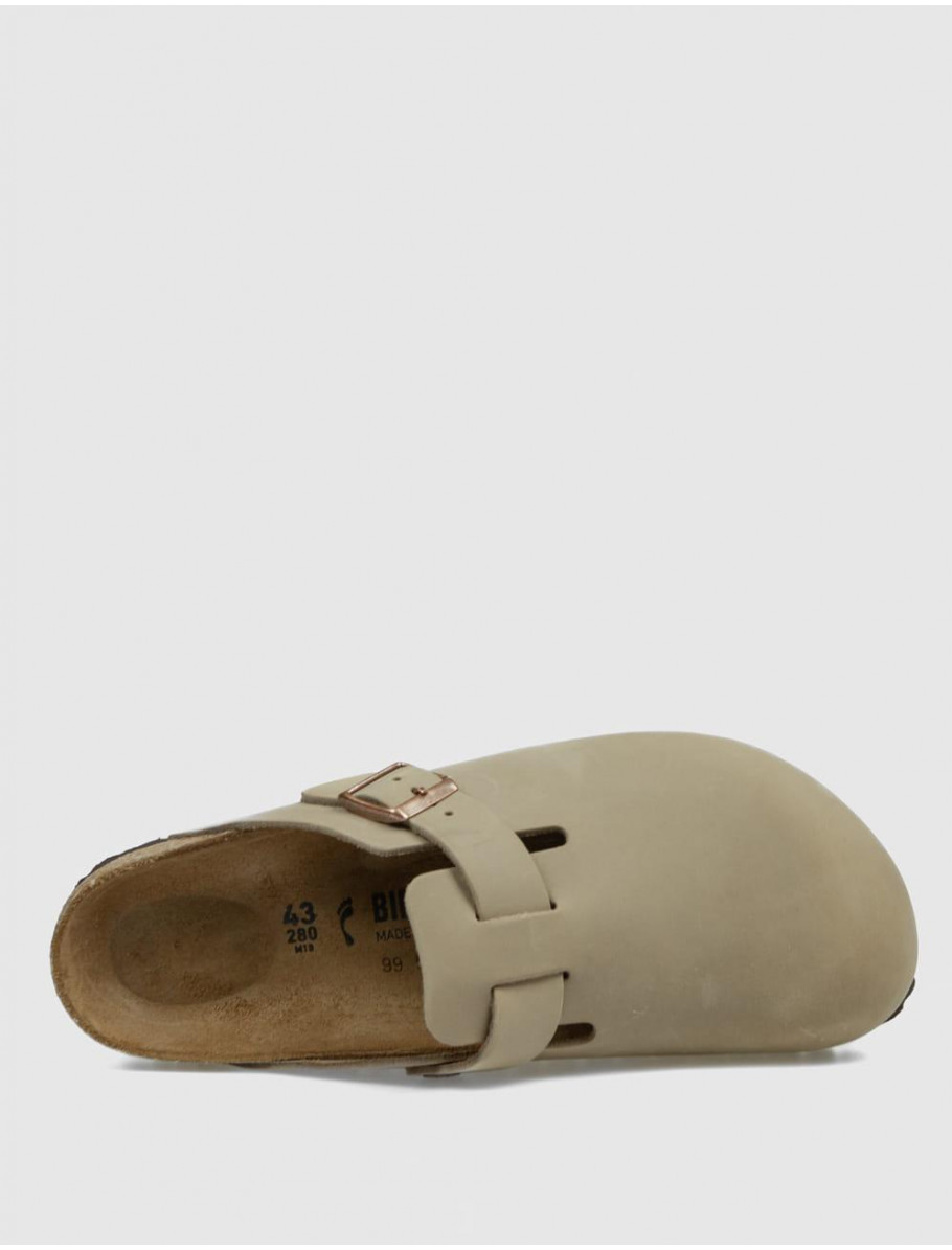 ZUECO BIRKENSTOCK BOSTON MARRoN